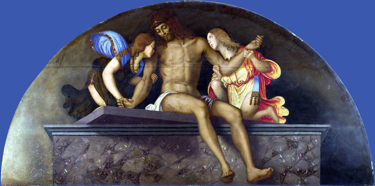 The Dead Christ With Angels — Francesco Di Bosio Zaganelli