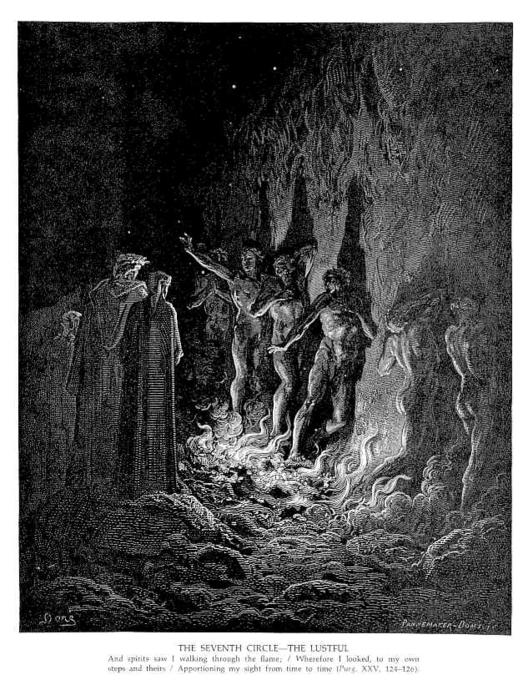 The Seventh Circle-the Lustful — Paul Gustave Doré