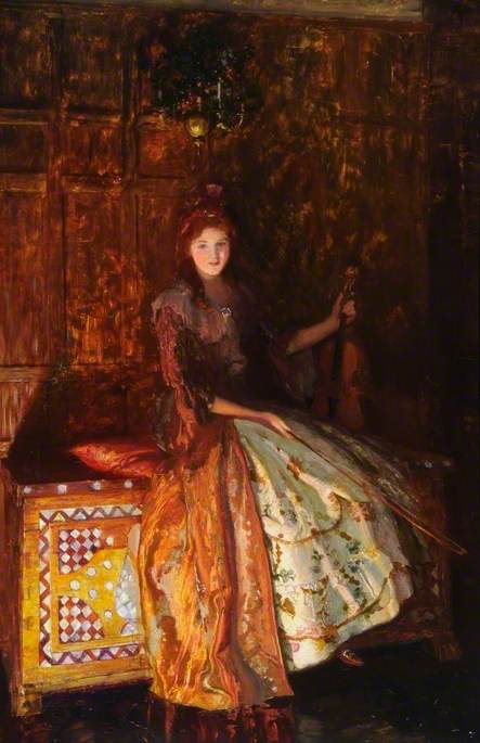 Firelight And Pearl — Joseph Walter West
