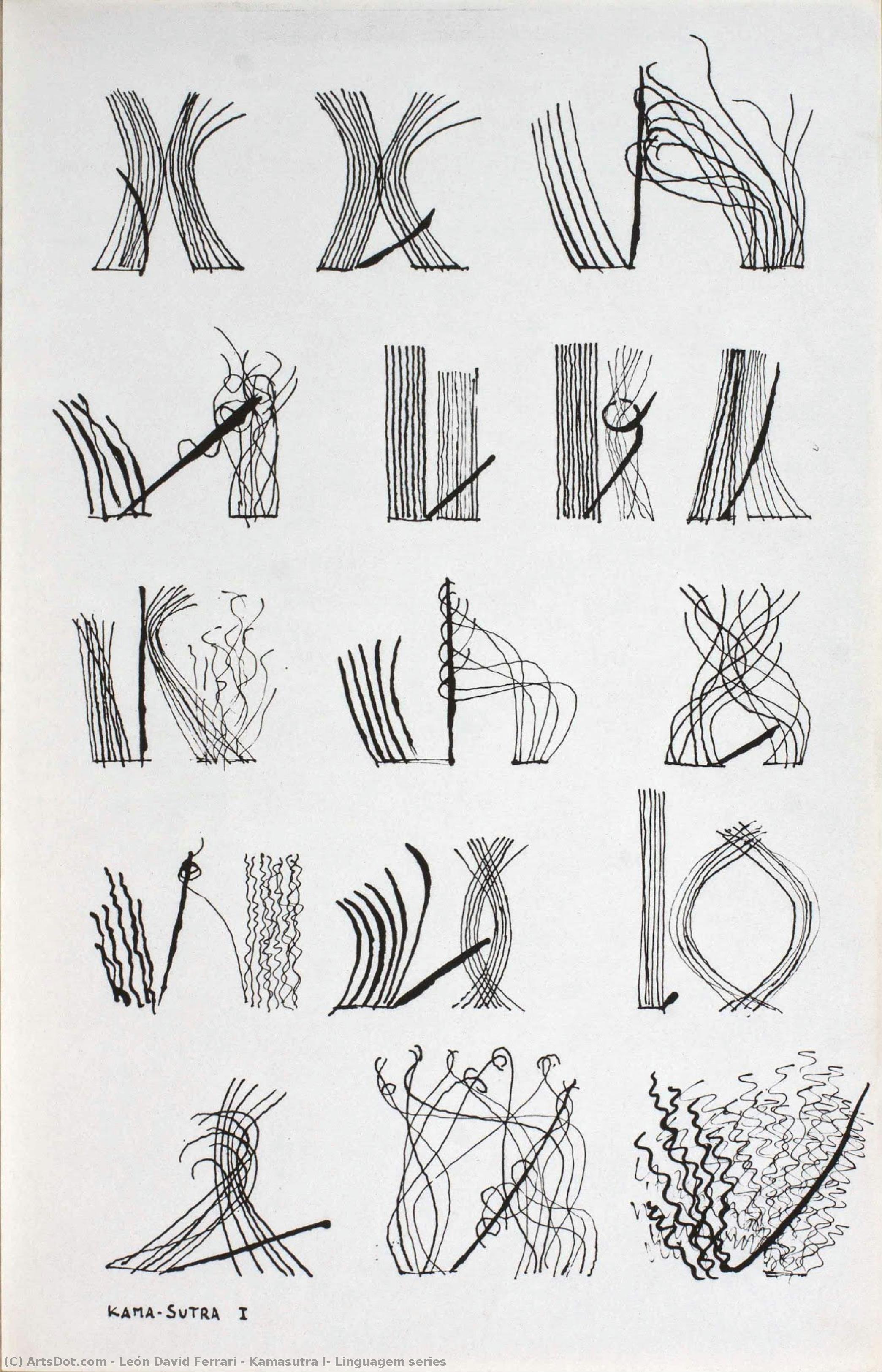 Kamasutra I, Linguagem Series — León David Ferrari