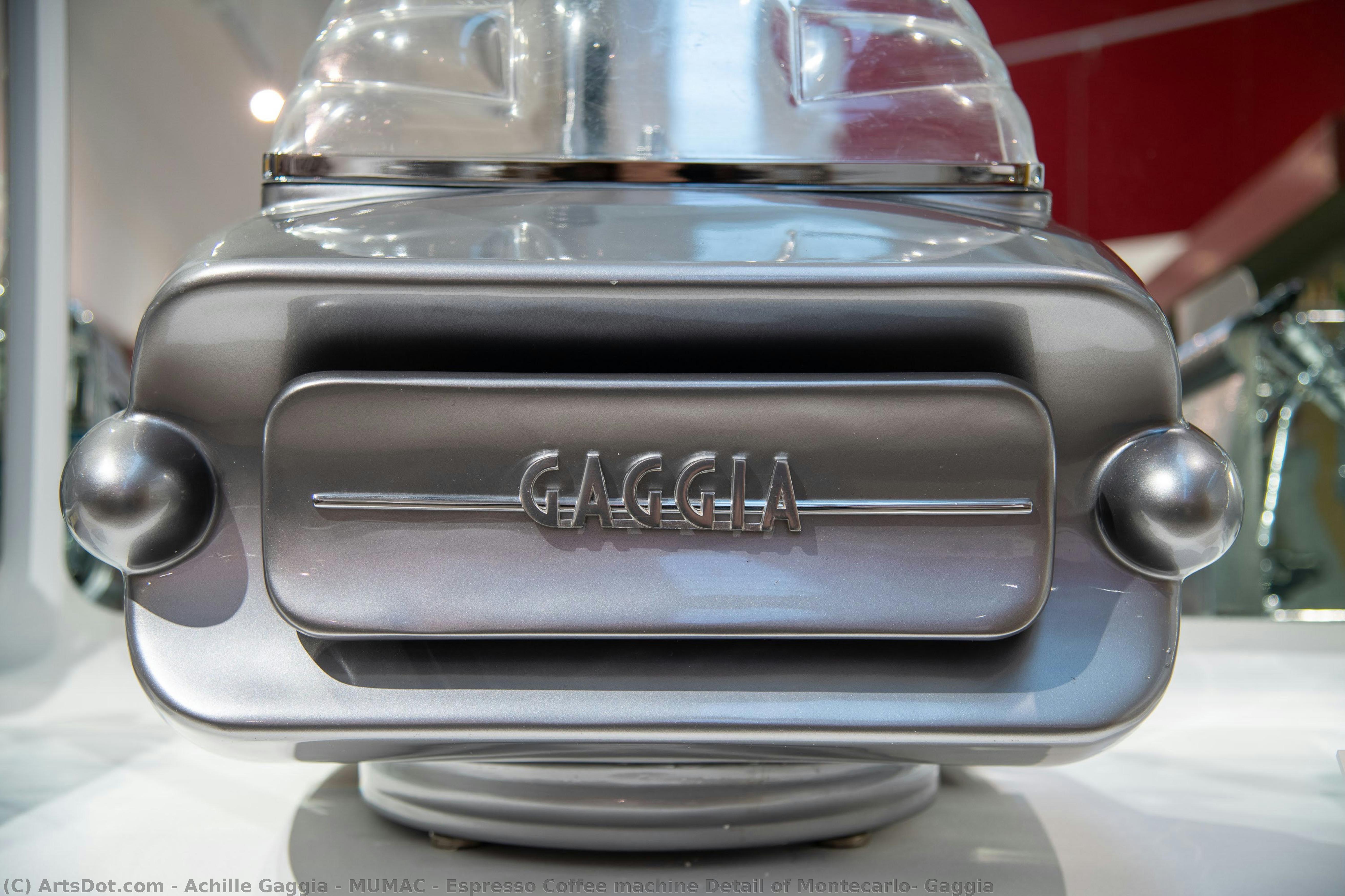 Mumac - Espresso Coffee Machine Detail Of Montecarlo, Gaggia — Achille Gaggia