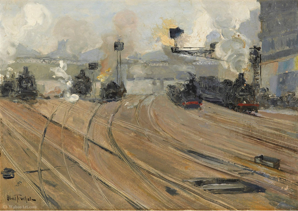 The Station Of Saint-lazar — Louis Abel-truchet