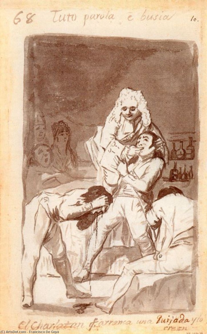 Al Conde Palatino — Francisco José De Goya Y Lucientes