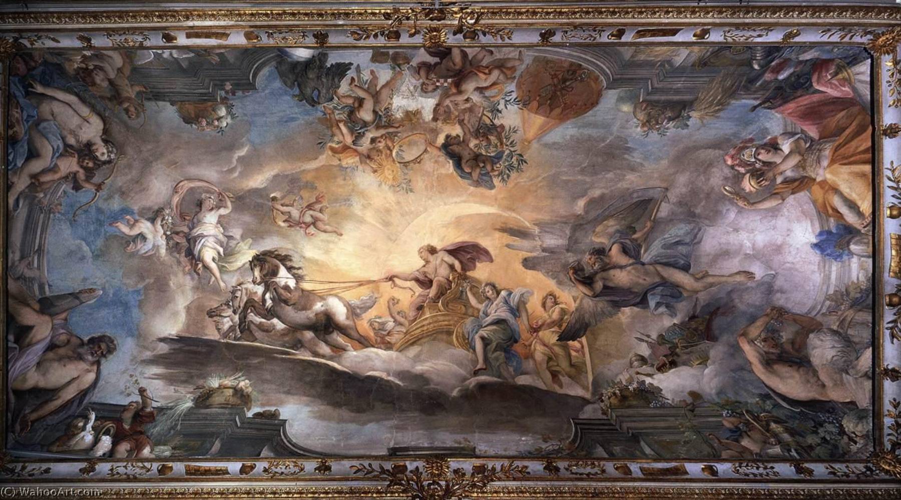 Aurora And Apollo On The Chariot Of The Sun — Giuseppe Bartolomeo Chiari