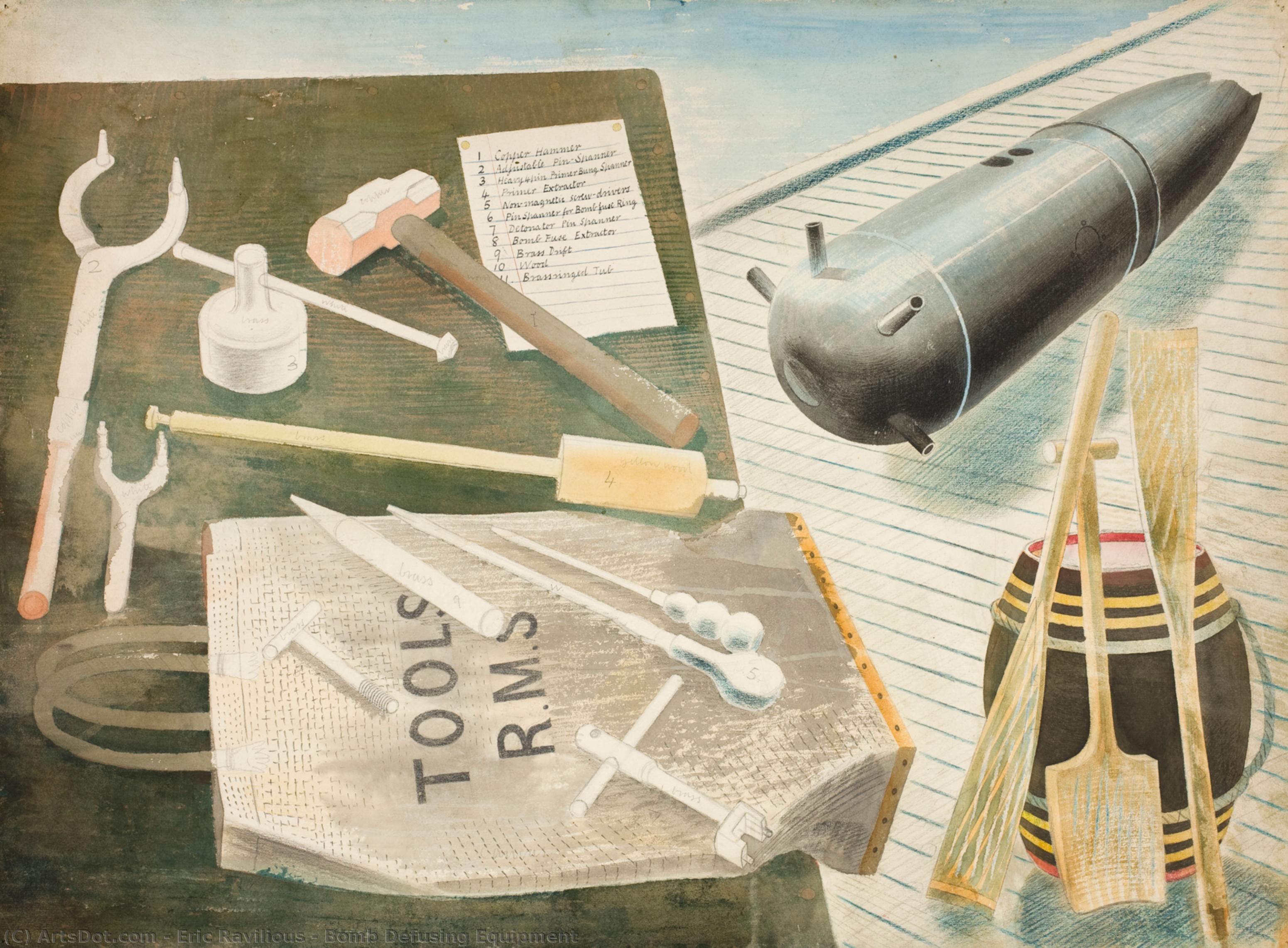 Bomb Defusing Equipment — Eric William Ravilious