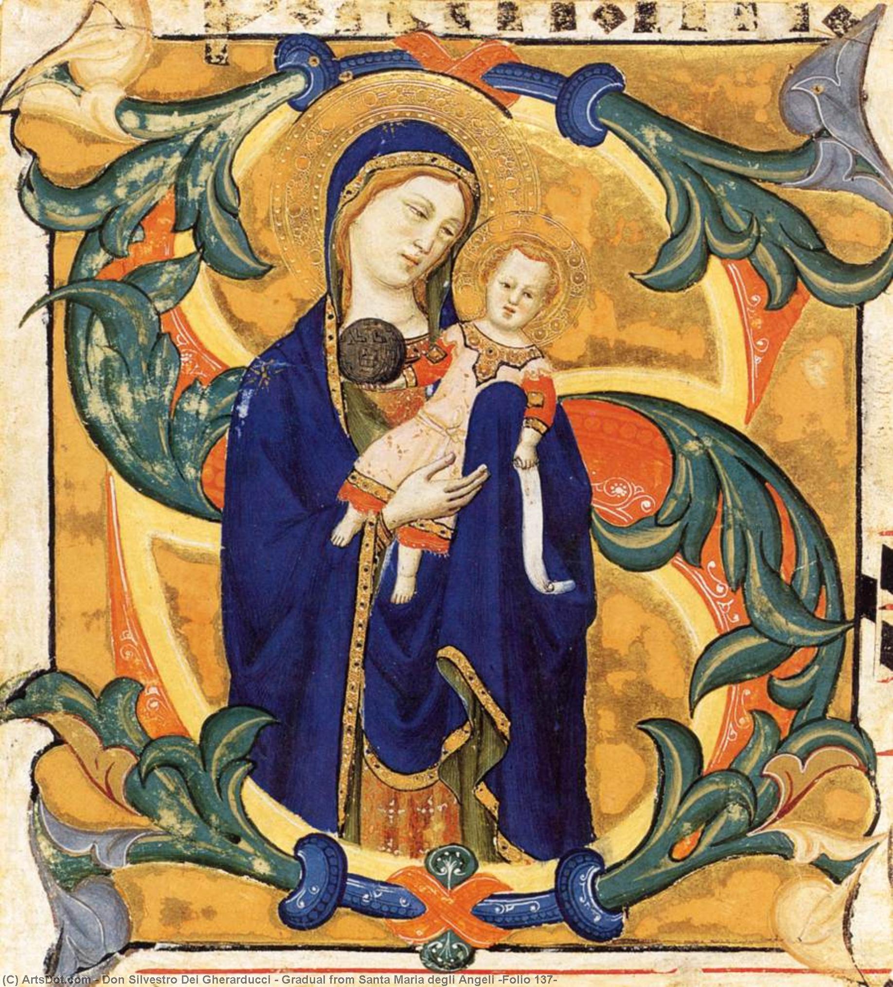 Gradual From Santa Maria Degli Angeli (folio 137) — Don Silvestro Dei Gherarducci