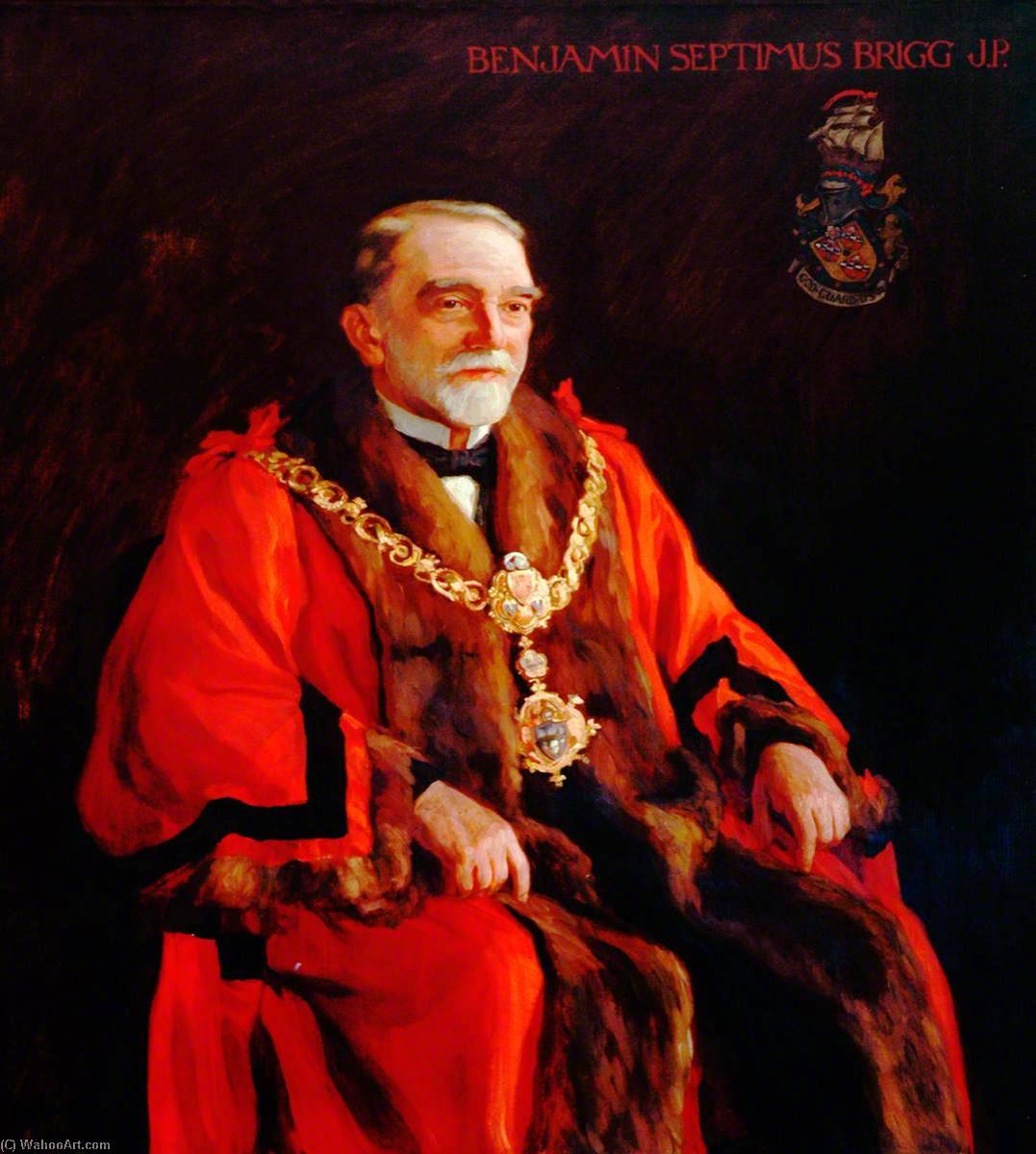 Benjamin Septimus Brigg, First Mayor Of Keighley — Fred Stead