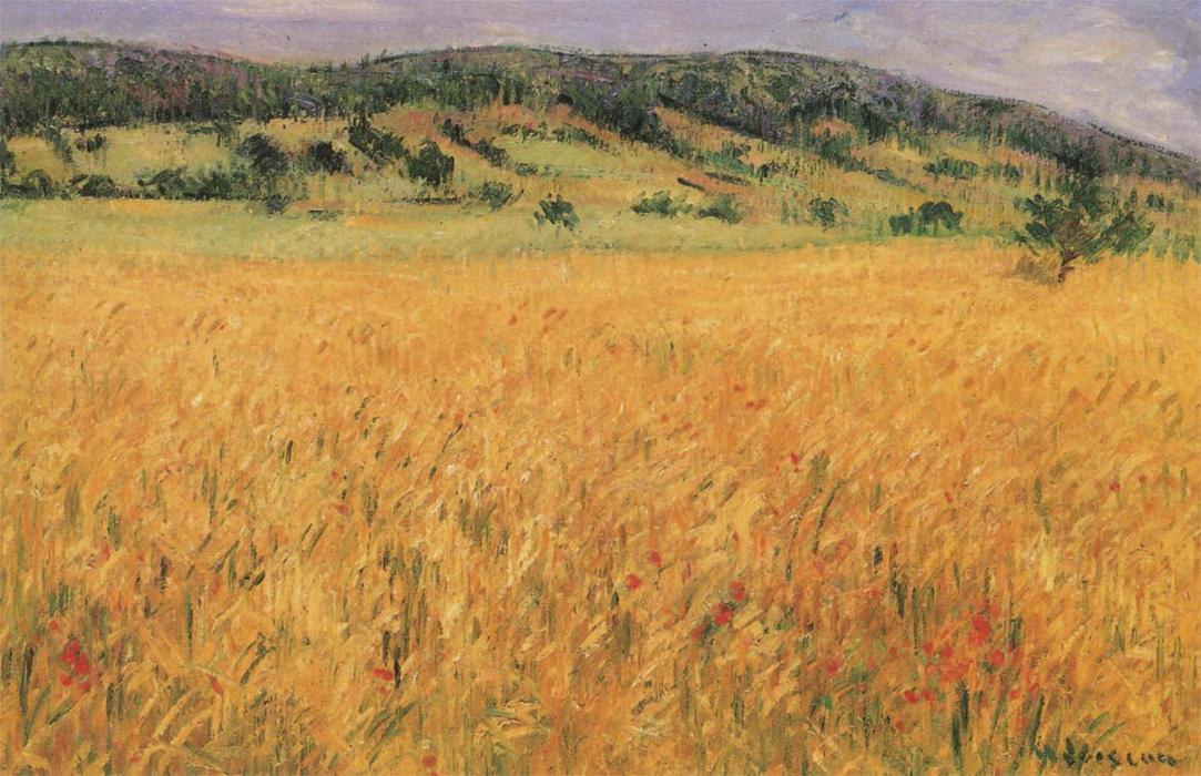 Le Champ De Ble — Gustave Loiseau