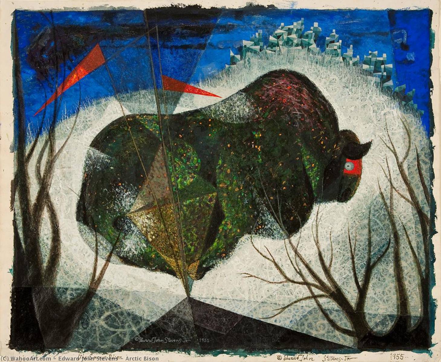 Arctic Bison — Edward John Stevens