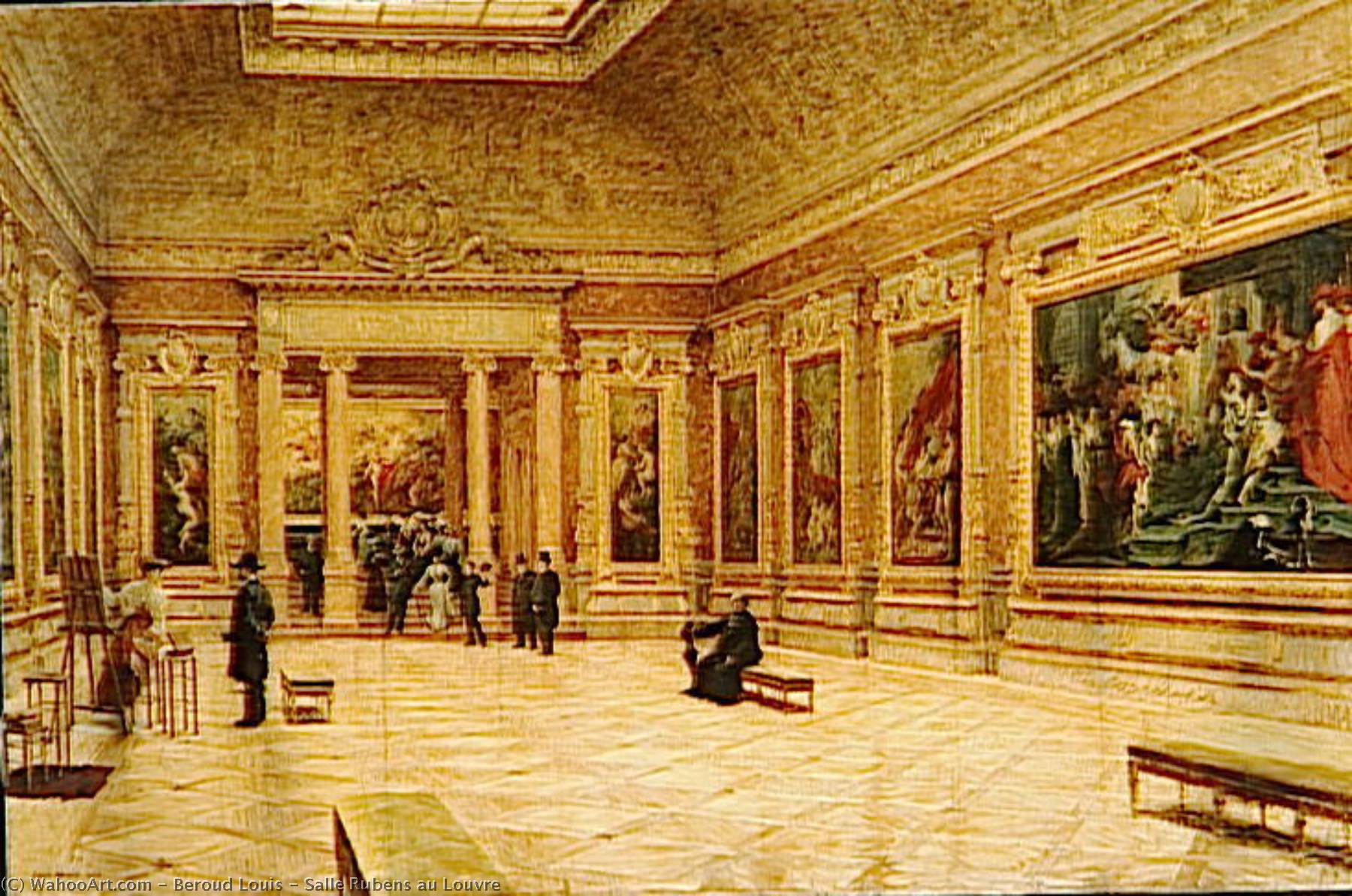Salle Rubens Au Louvre — Louis Beroud