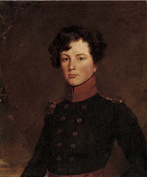 Portrait Of An Officer, Small Half-length, In Dress Uniform — Henry William Pickersgill