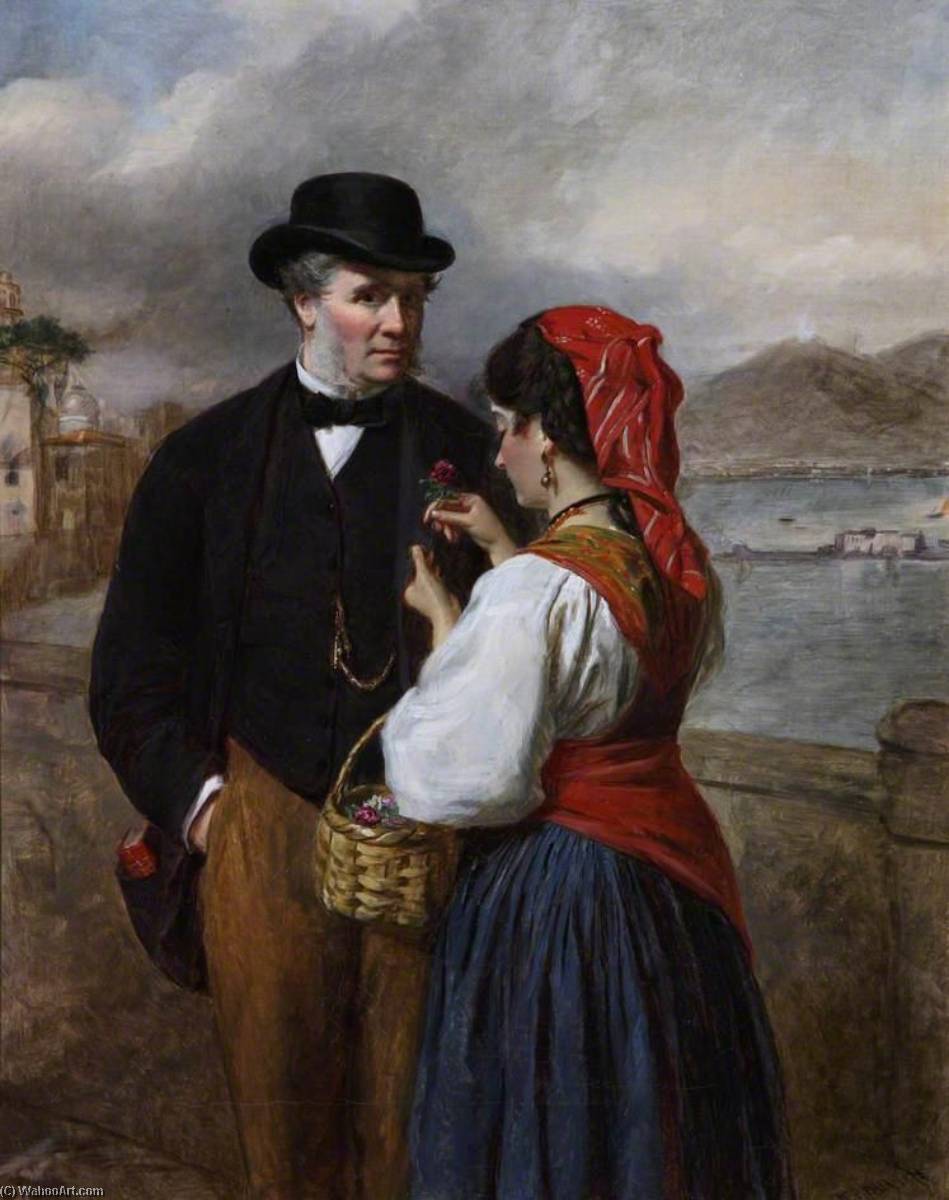In Naples, Portrait Of The Artist — William Powell Frith