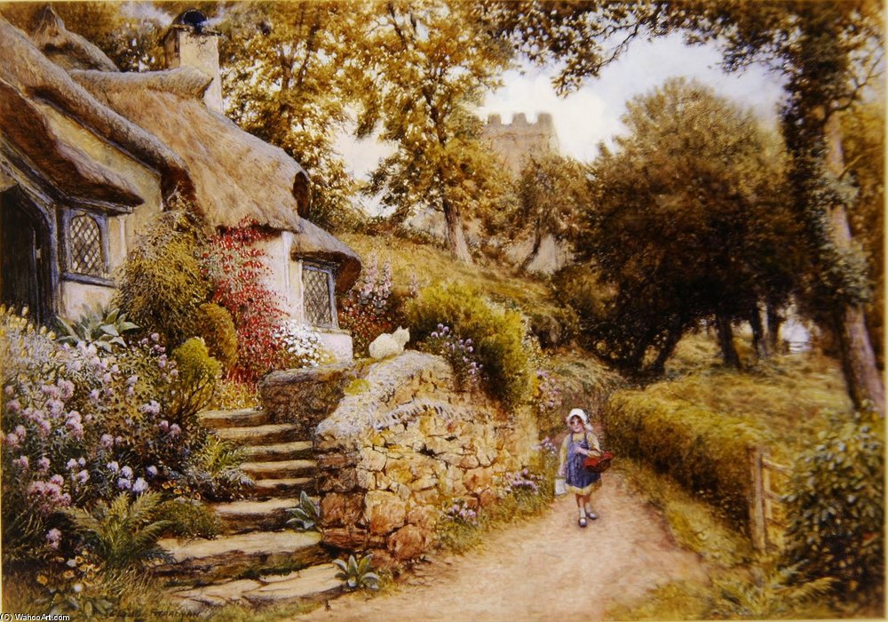A Country Lane — Arthur Claude Strachan