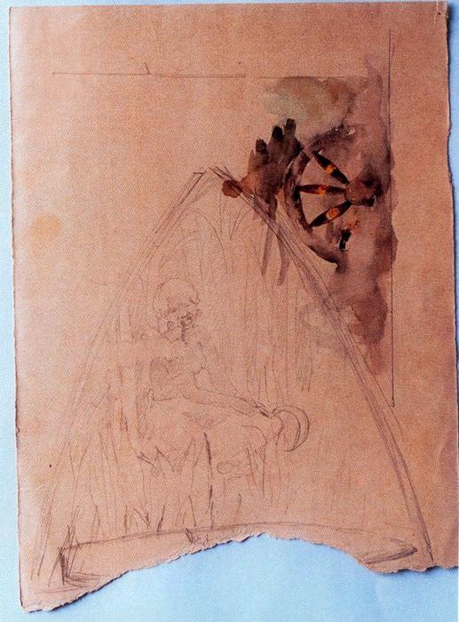 Sketch For Allegory Of Tobacco — Ovidio Murguía De Castro