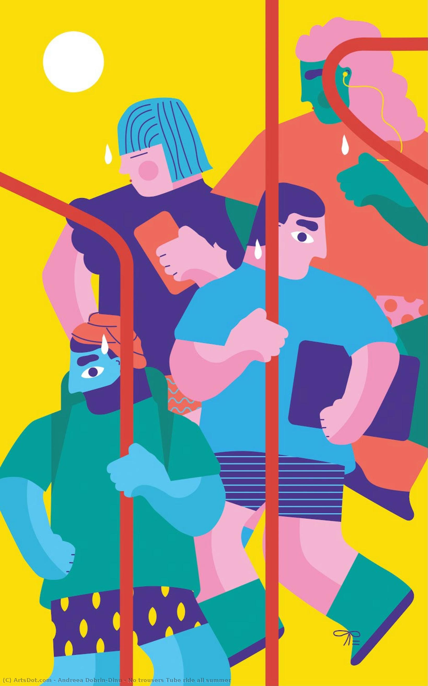 No Trousers Tube Ride All Summer — Andreea Dobrin-dinu