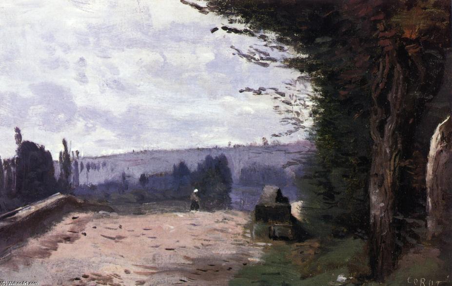 Bridge In The Coubron Valley — Jean-baptiste-camille Corot