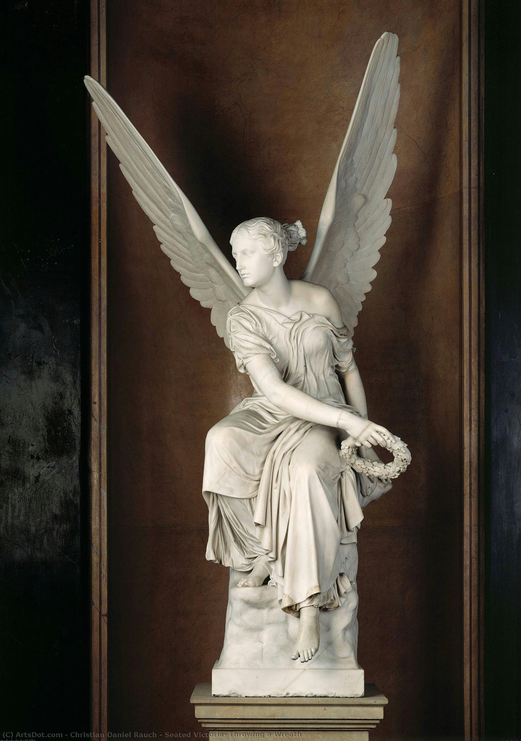 Seated Victoria, Throwing A Wreath — Kristјан Данијел Раух