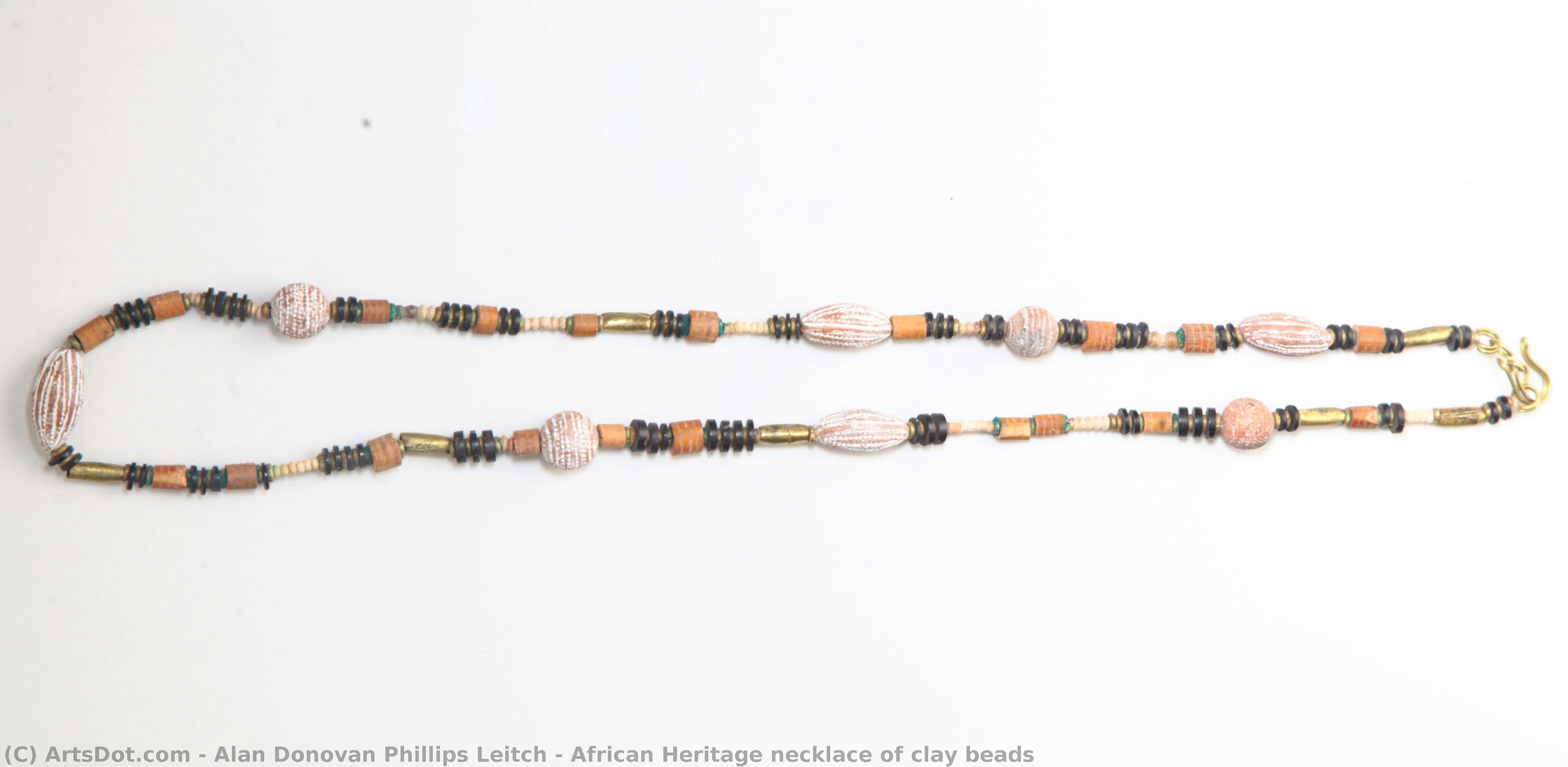 African Heritage Necklace Of Clay Beads — Alan Donovan Phillips Leitch