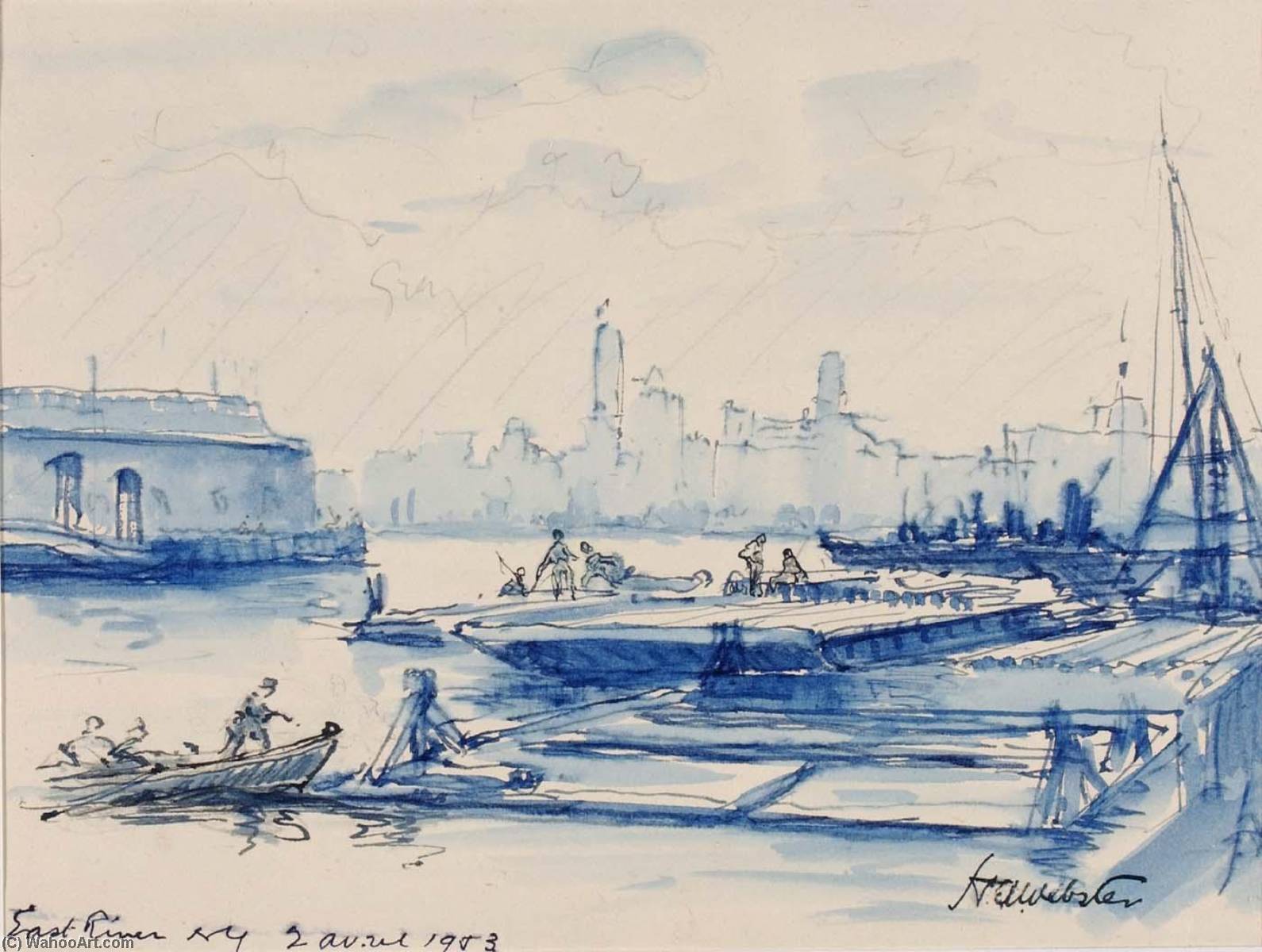 East River, New York — Herman Armour Webster