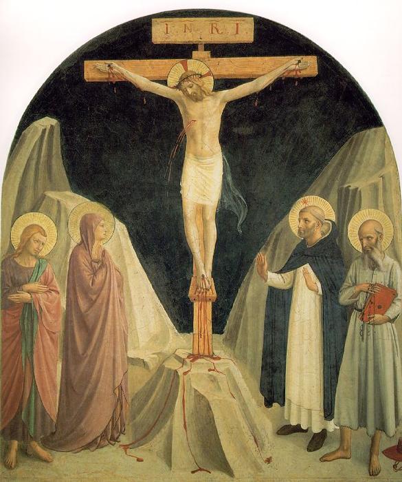 Crucified Christ With Saint John The Evangelist — Фра Анђело