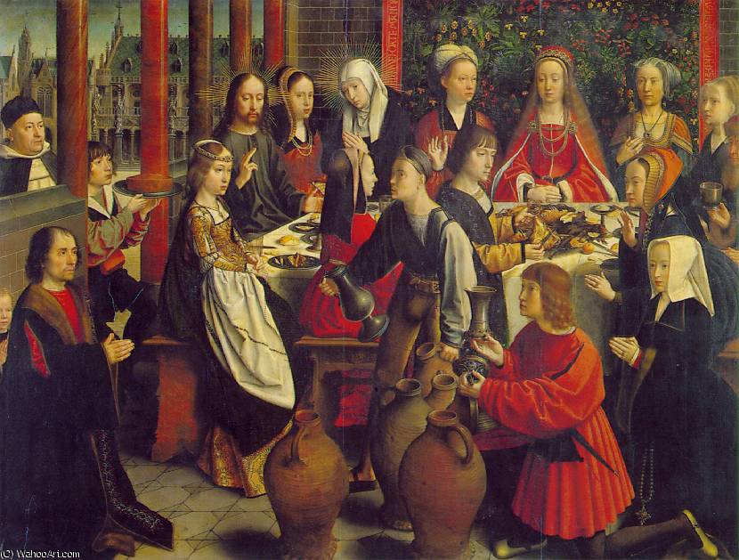 The Marriage At Cana, Ca Louvre — Gerard David