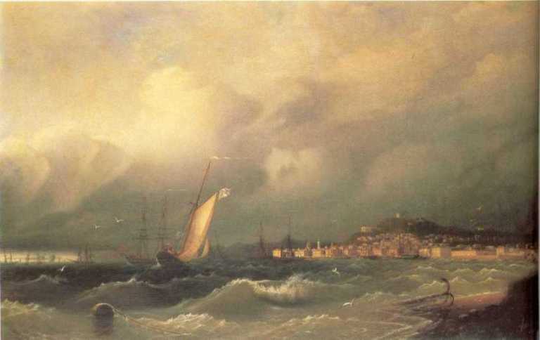 View Of Feodosiya — Ivan Konstantinovich Aivazovsky
