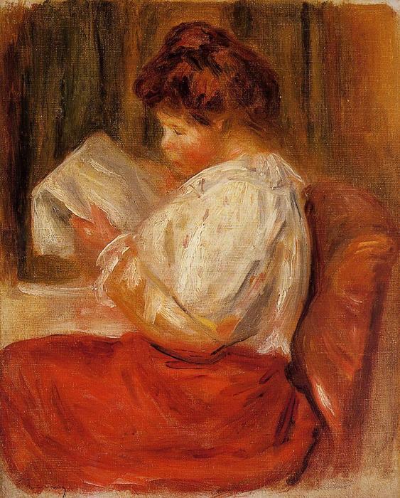 The Little Reader — Пьер-огюст Ренуар