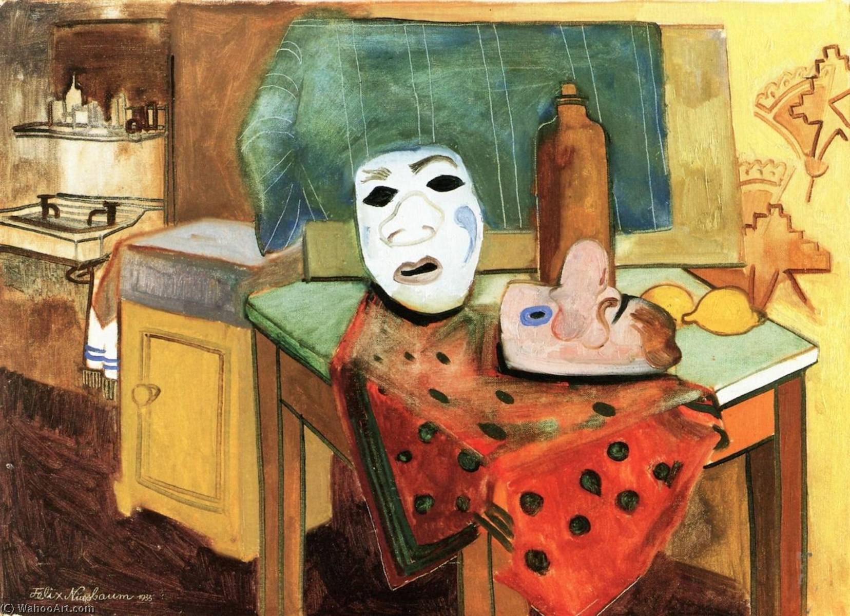 Interior With Still Life — Феликс Нюсбаум