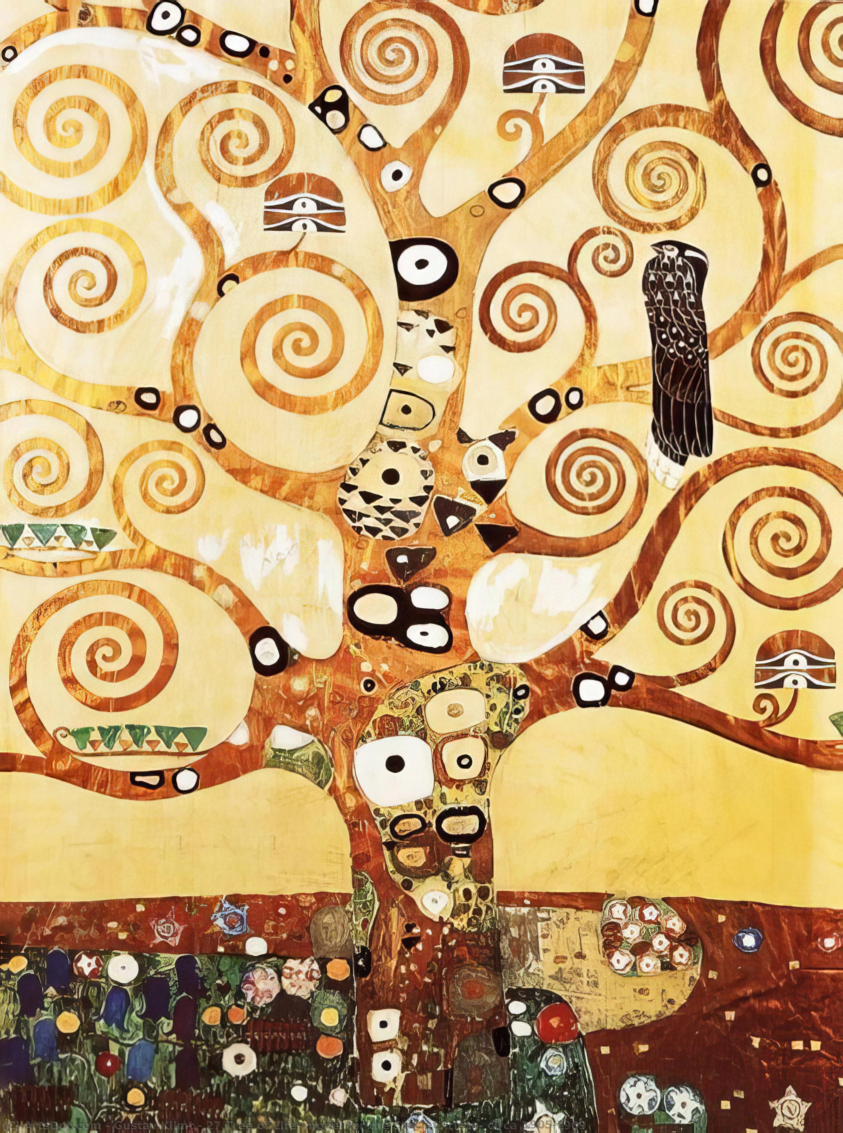 27. Lebenstree, Modell Für Den Stoclet-fries — Gustav Klimt