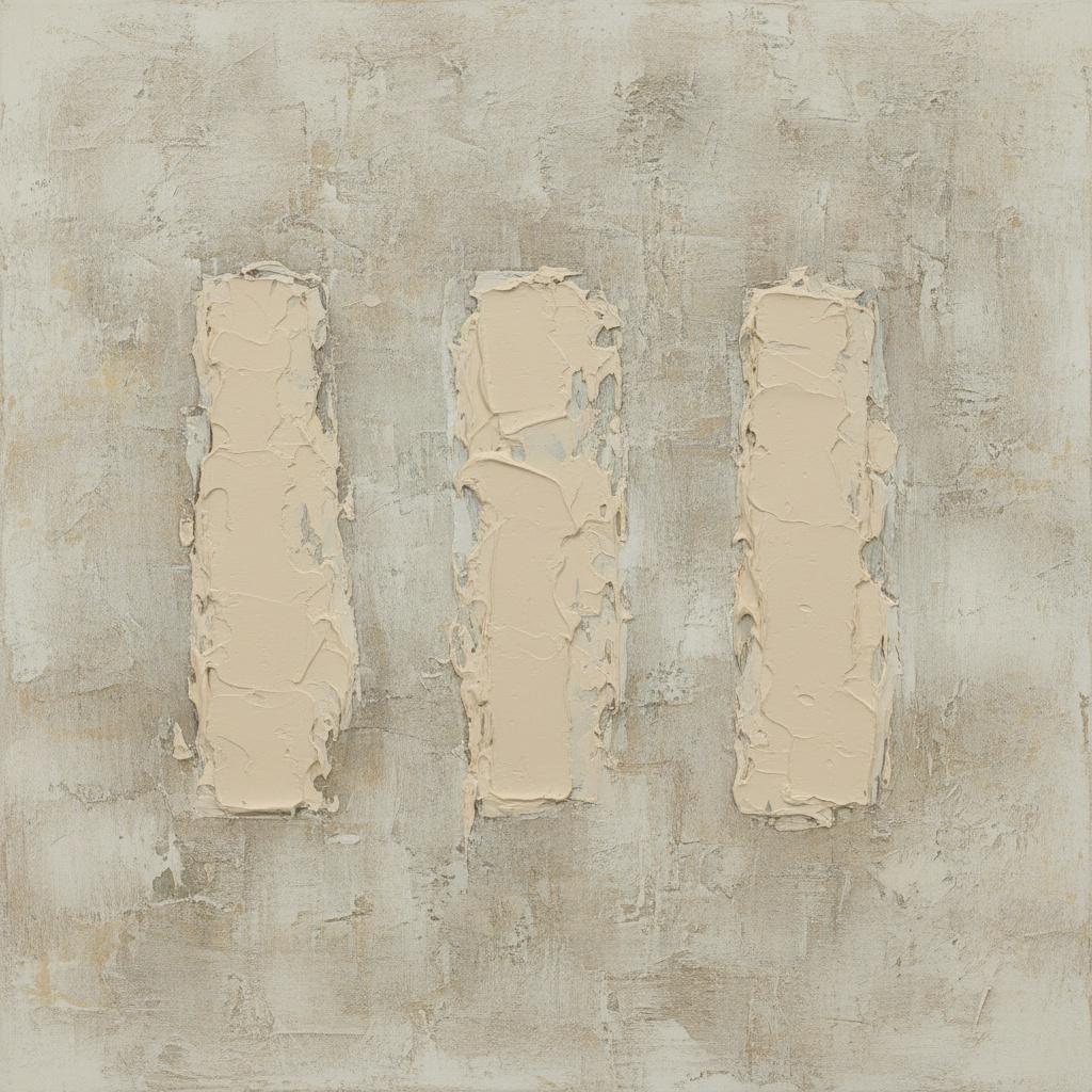 Monolithic Silence: A Sculptural Study In Tonal Relief And Timeless Serenity — Laurent Roche