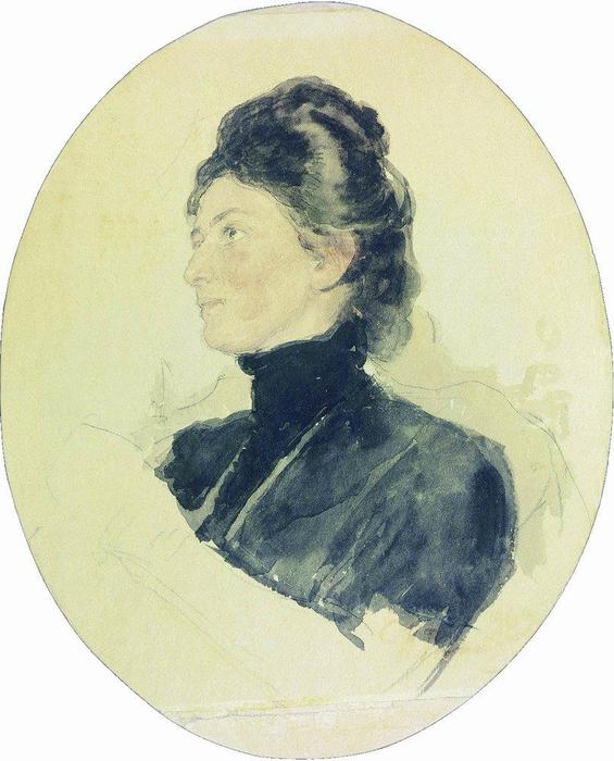 Portrait Of Maria Borisovna Chukovskaya — Ilya Yefimovich Repin