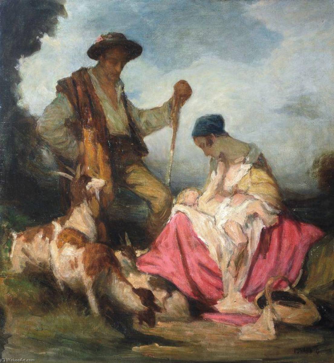 Resting People — Géza Udvary