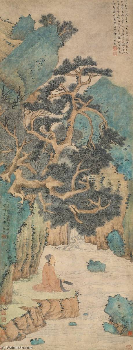 Feeling Of Music In An Empty Moutain — Wen Zhengming
