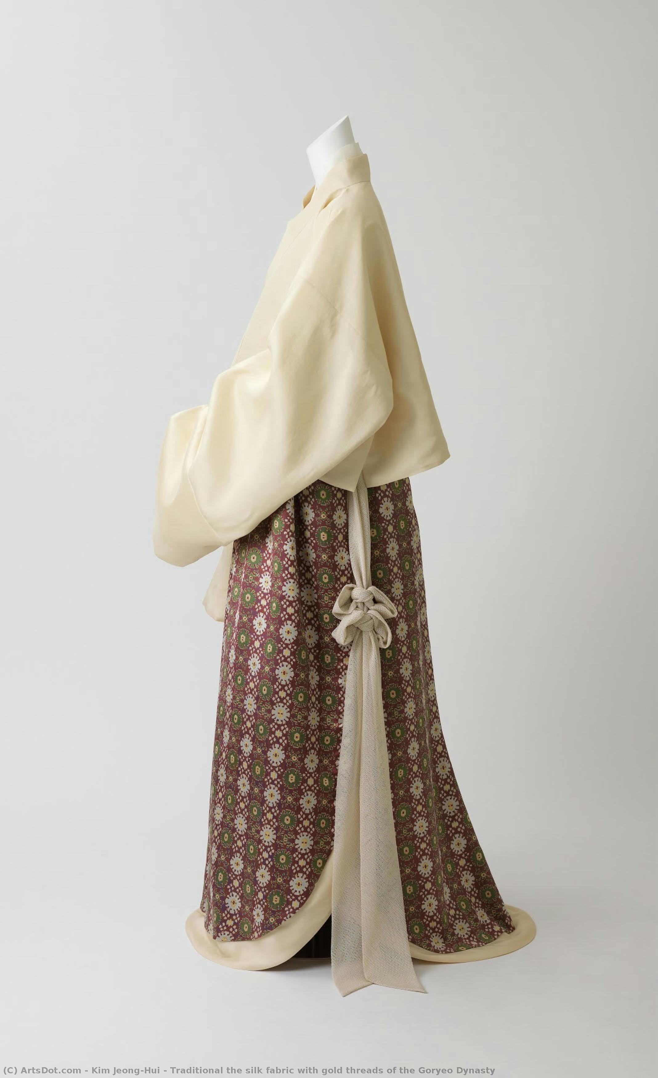 Traditional The Silk Fabric With Gold Threads Of The Goryeo Dynasty — Kim Jeong-hui