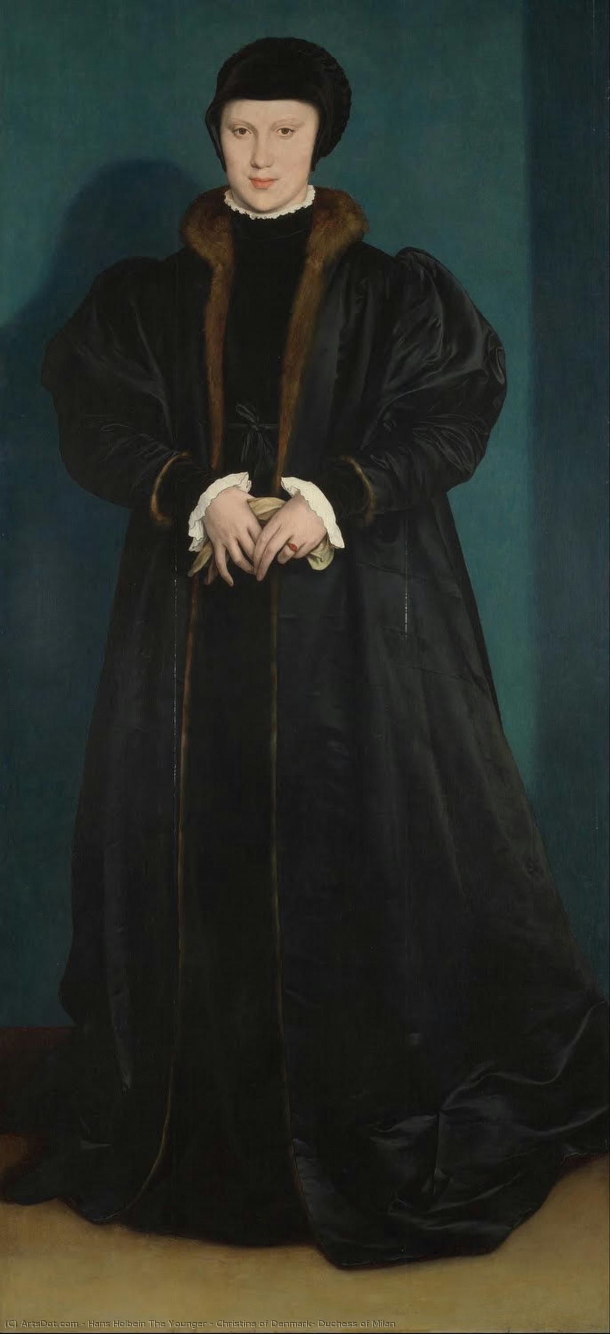 Cristina De Dinamarca, Duquesa De Milán — Hans Holbein El Joven