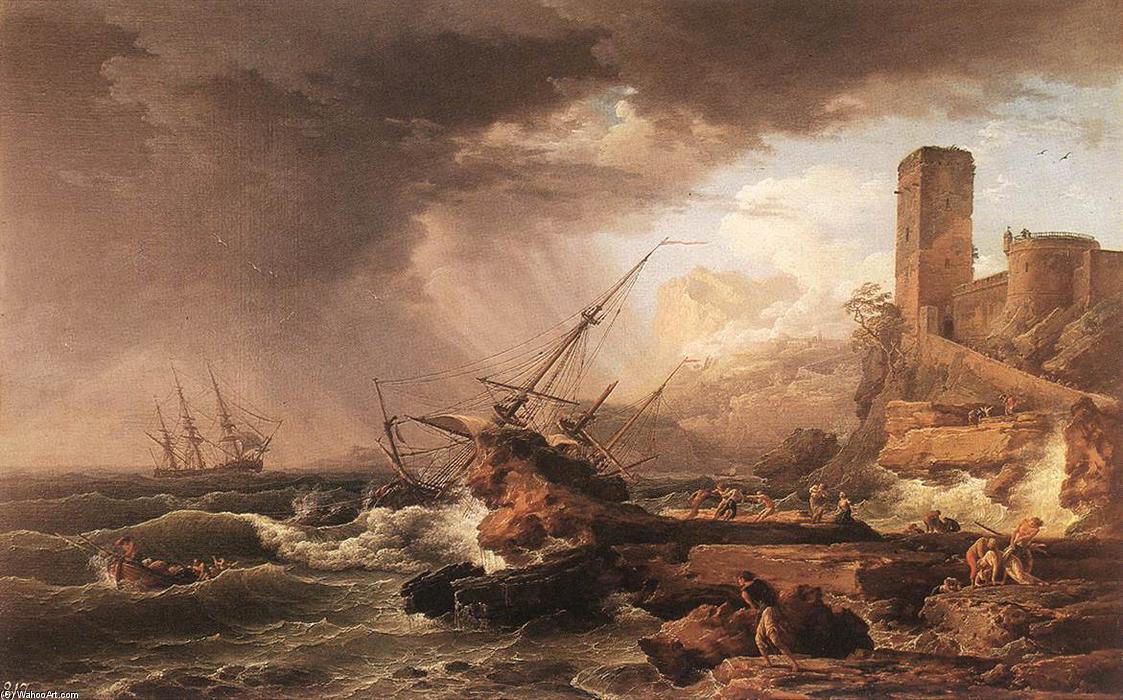 Storm With A Shipwreck — Клод Жозеф Верне