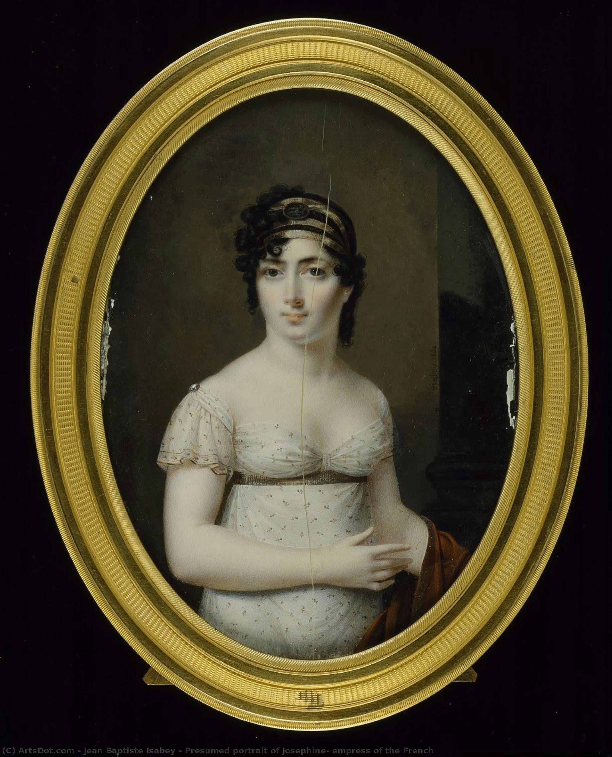 Presumed Portrait Of Josephine, Empress Of The French — Jean-baptiste Isabey