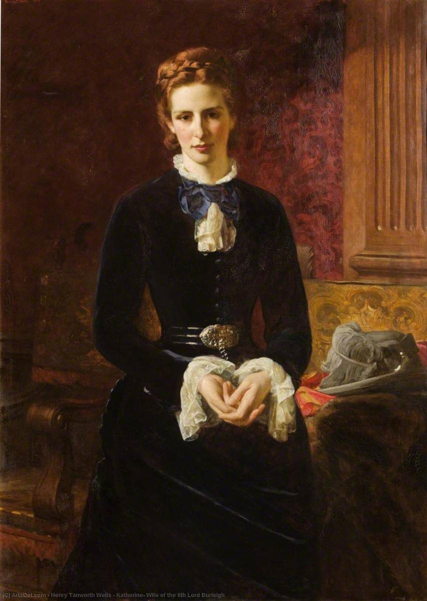 Katherine, Wife Of The 6th Lord Burleigh — Henry Tanworth Wells