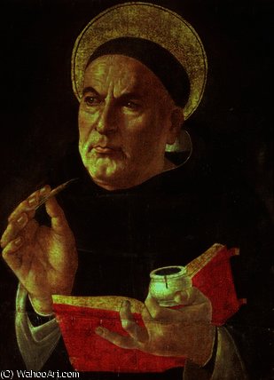 St.thomas Aquinas — Боттичелли