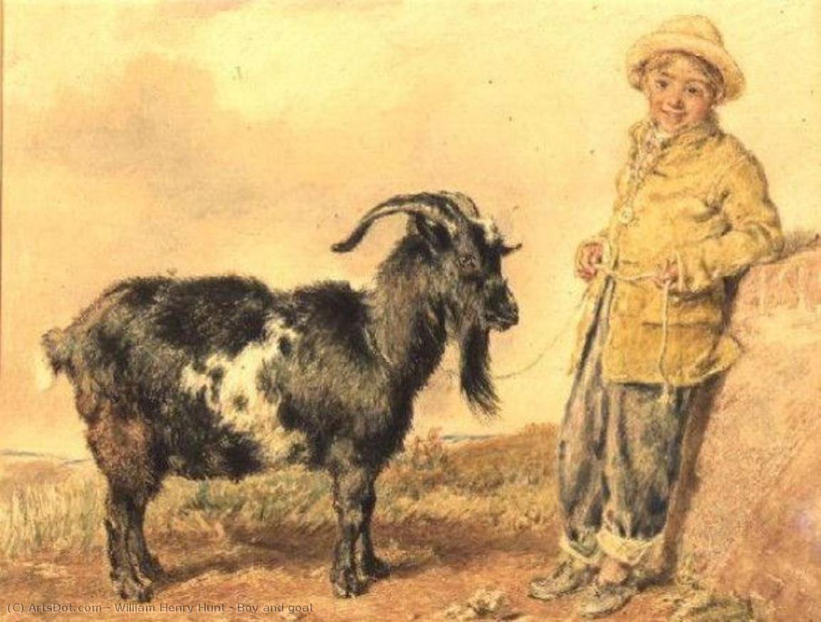 Boy And Goat — Уильям Генри Хант