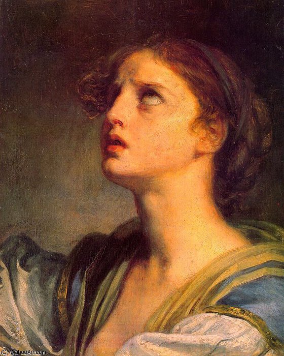 Head Of A Young Girl — Jean-baptiste Greuze
