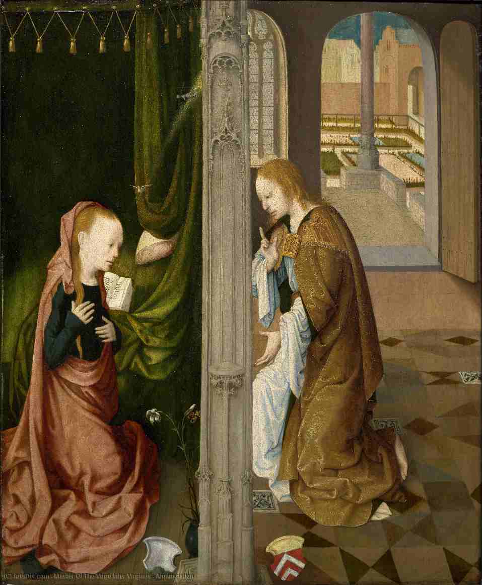 Annunciation — Master Of The Virgo Inter Virgines