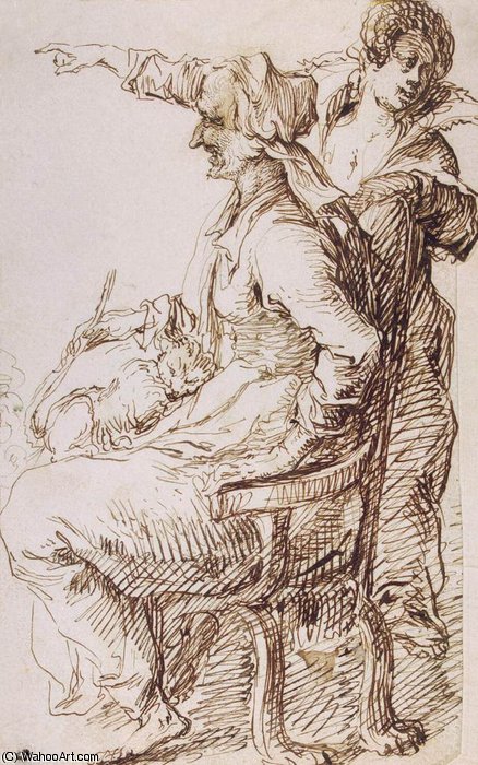 Two Witches With A Cat — Jacob (jacques)de Gheyn Ii