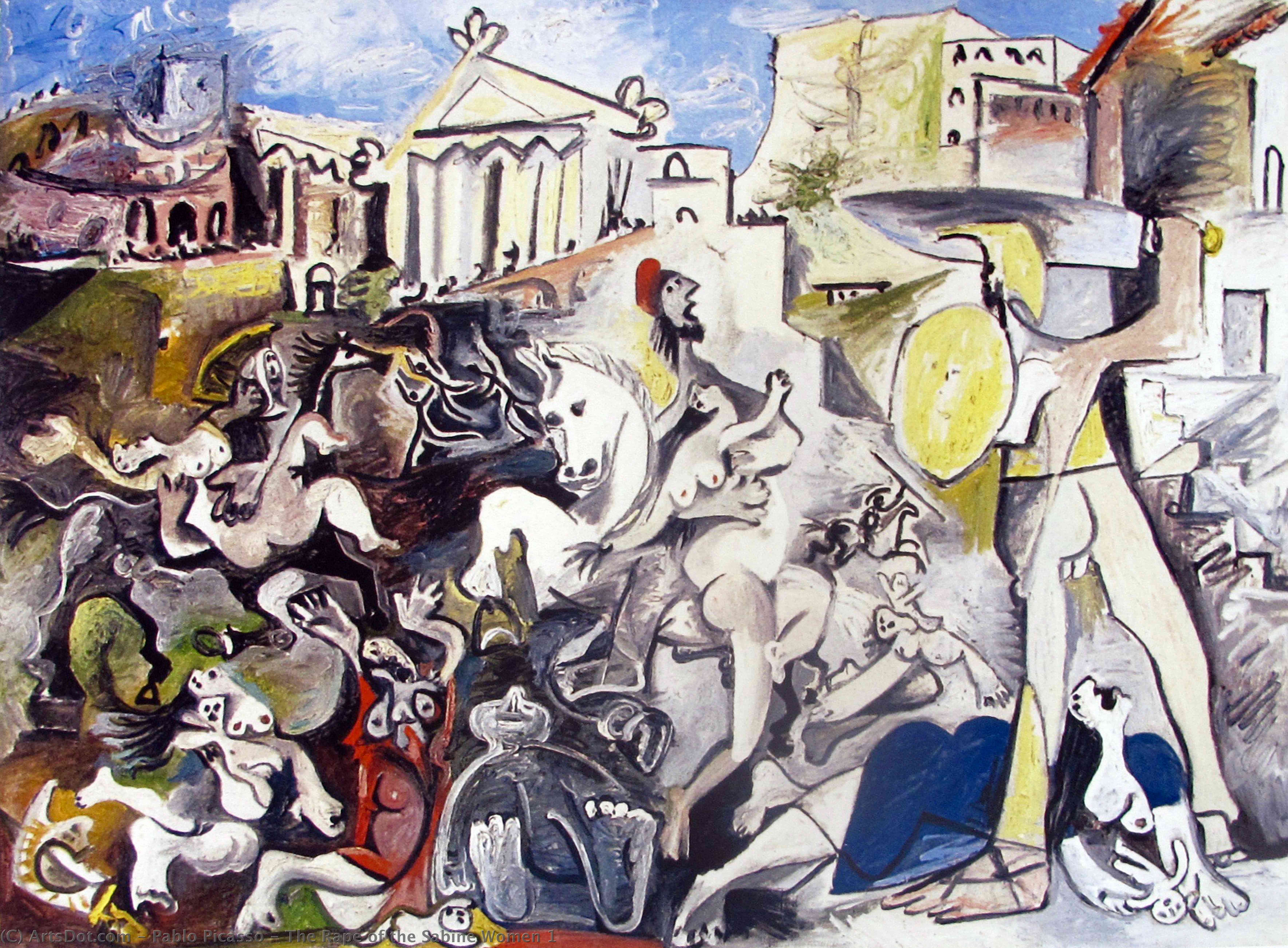 The Rape Of The Sabine Women 1 — Pablo Picasso
