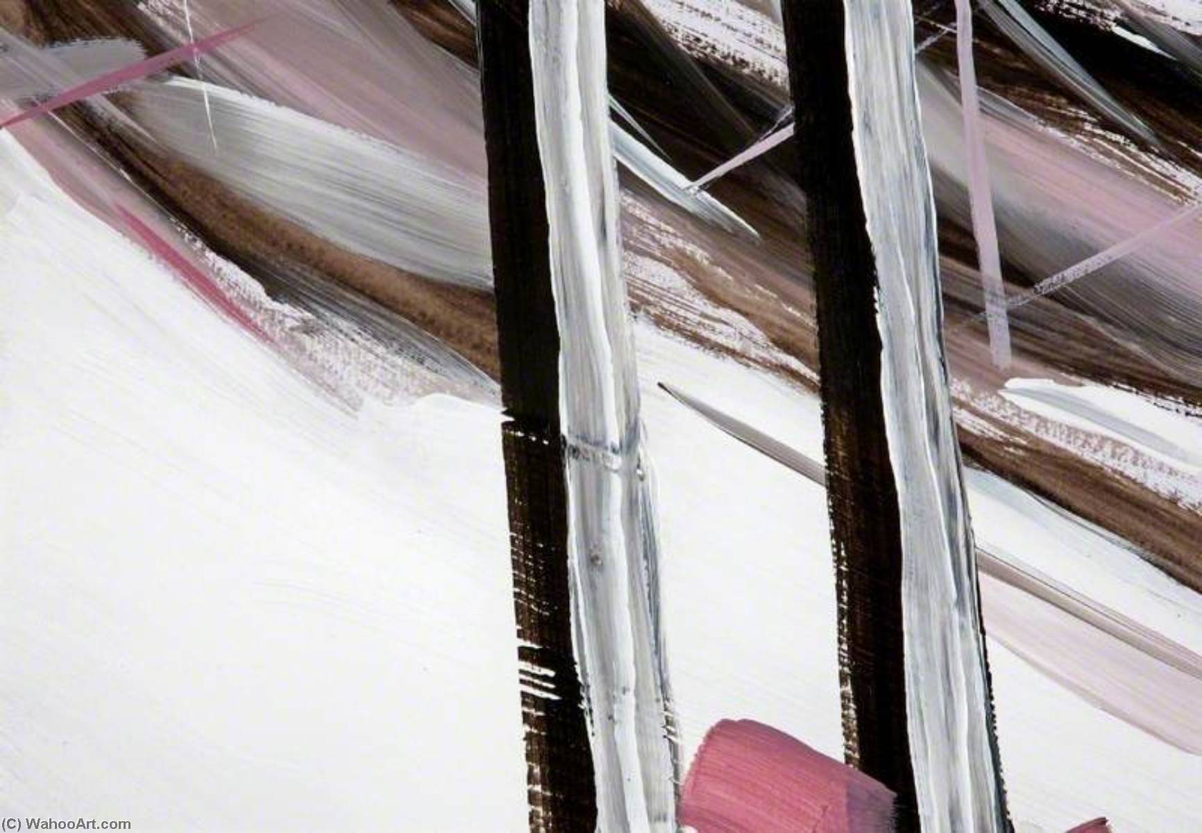 Bear Tracks (polyptych, Panel 3 Of 8) — Esther Tyson