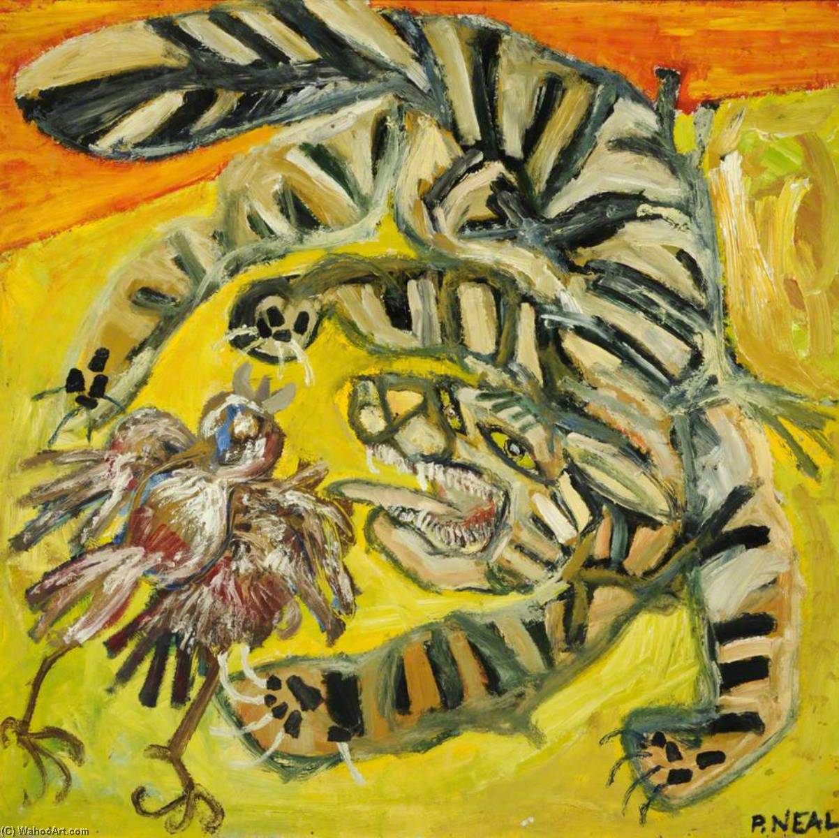 Cat And Bird — Peter Neal
