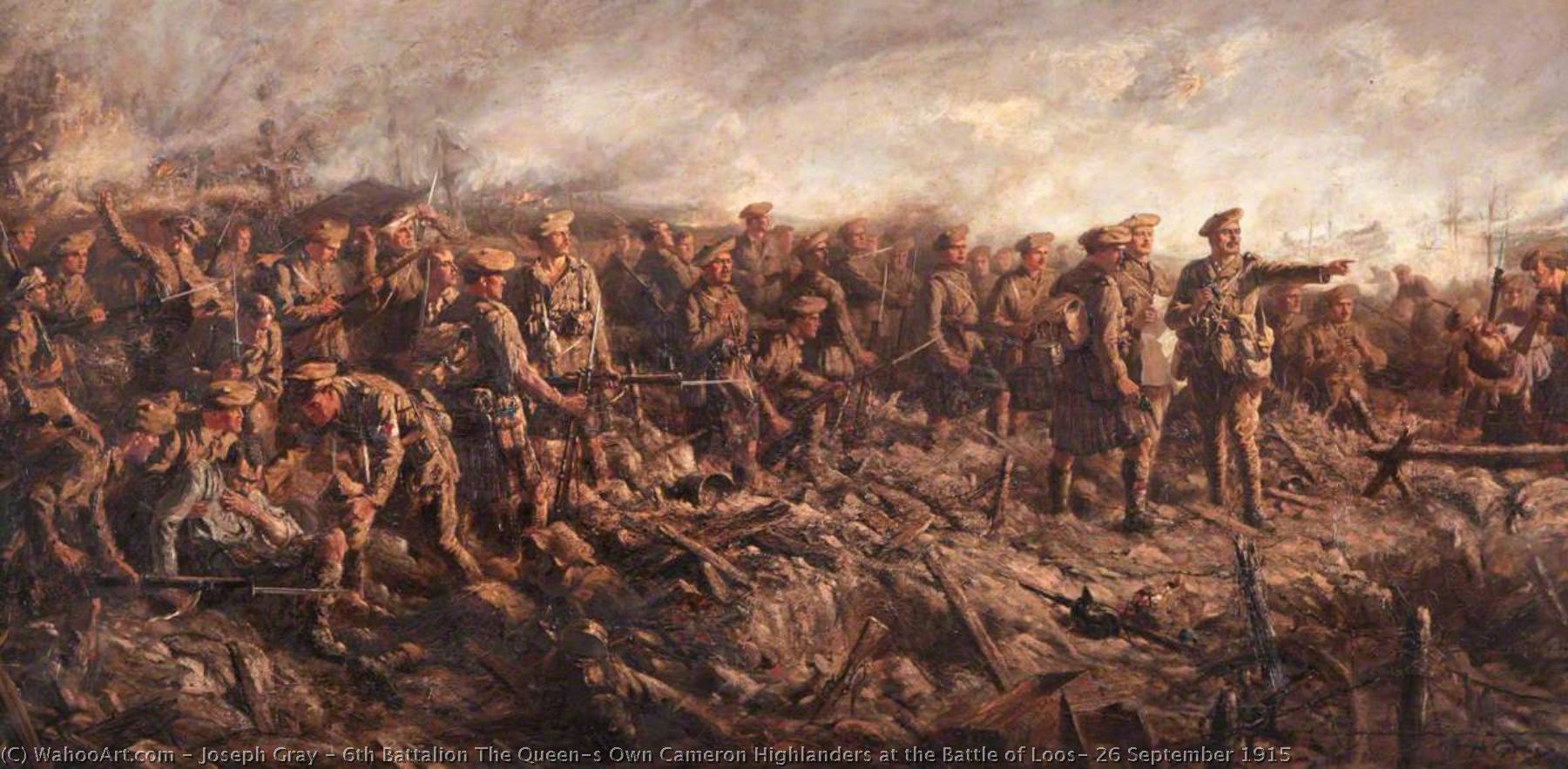 6th Battalion The Queen's Own Cameron Highlanders At The Battle Of Loos, 26 September 1915 — Joseph Gray