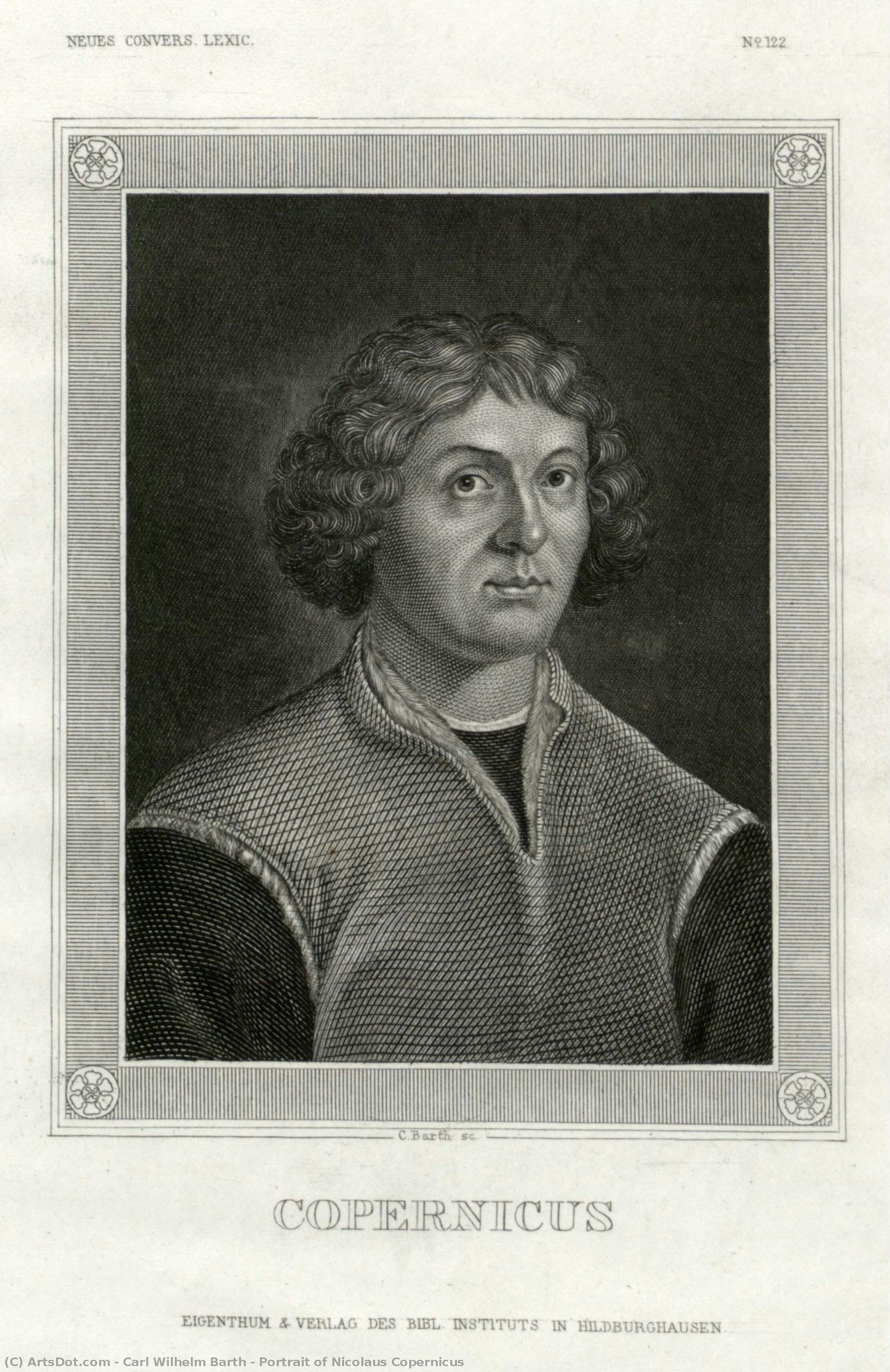 Portrait Of Nicolaus Copernicus — Carl Wilhelm Barth