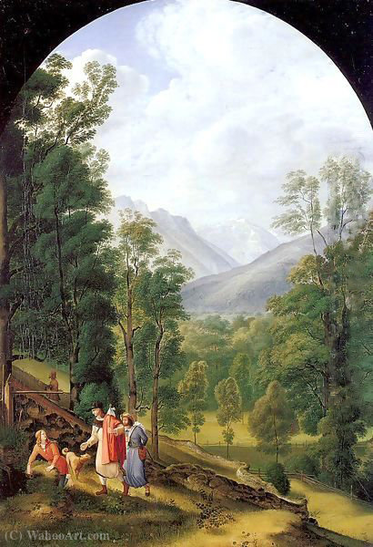 Landscape Near Berchtesgaden — Ferdinand Olivier