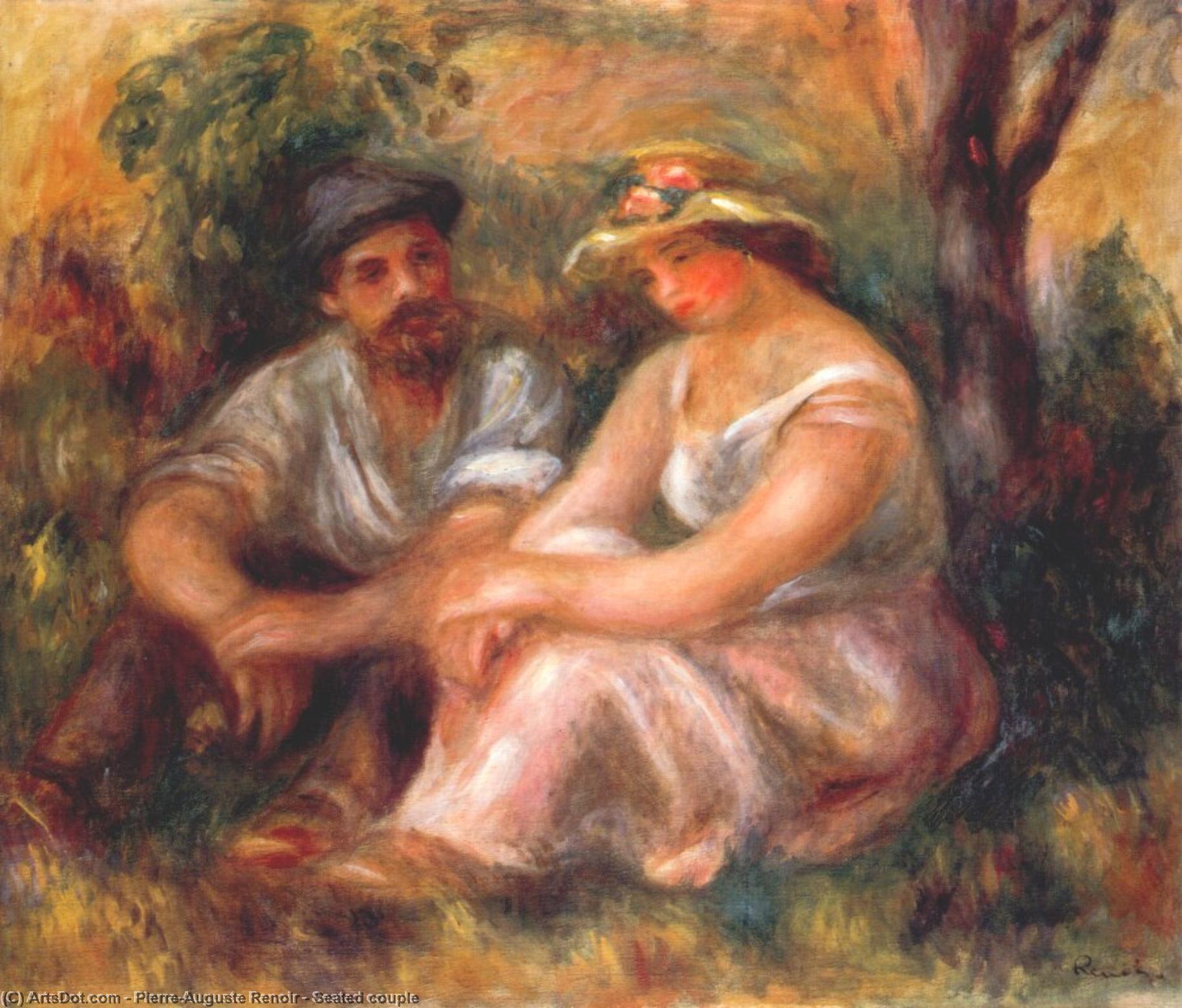 Seated Couple — Pierre-auguste Renoir